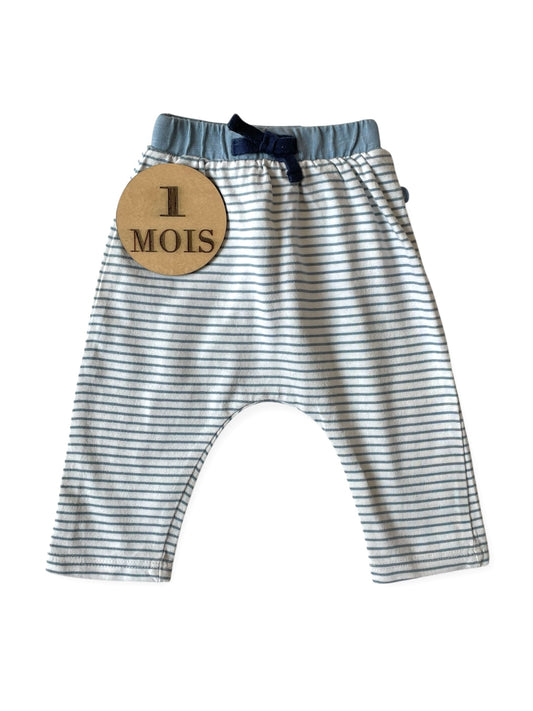 Pantalon léger, rayé, Obaibi