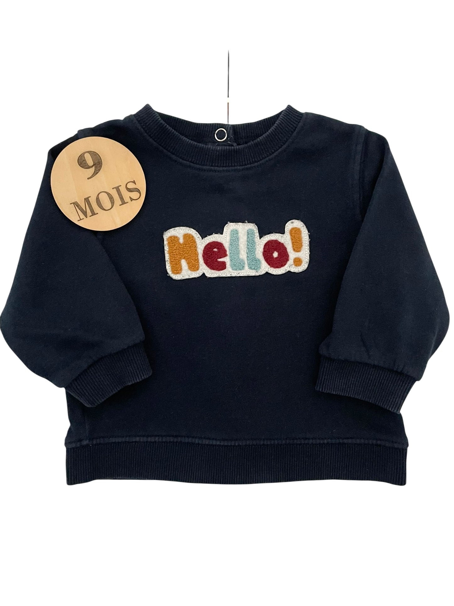 Sweat bleu-nuit, Kiabi