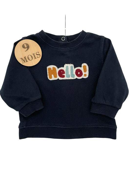 Sweat bleu-nuit, Kiabi