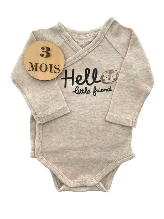 Body beige chiné, In extenso