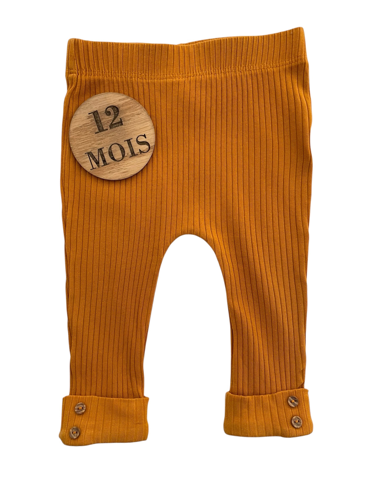 Legging en mailles, orange, Kiabi