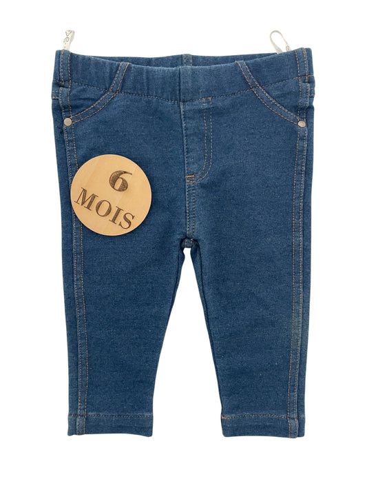 Jegging bleu brut