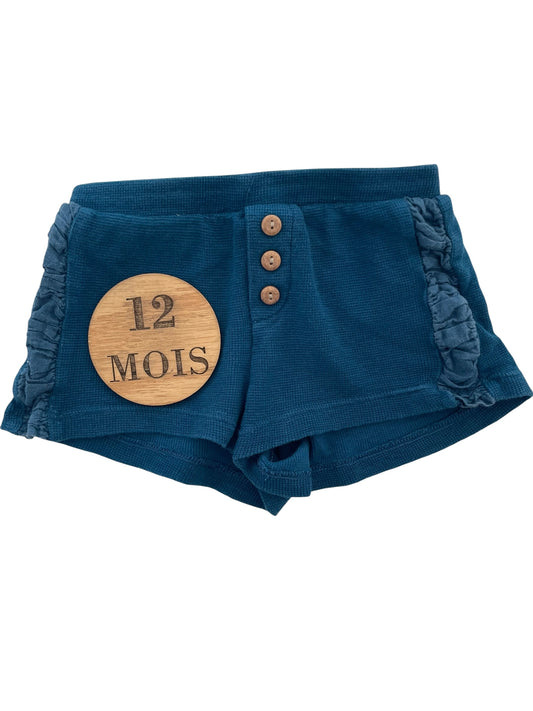 Mini short bleu-marine, Gémo