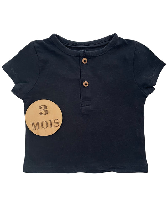 Tee-shirt bleu-nuit, Kiabi