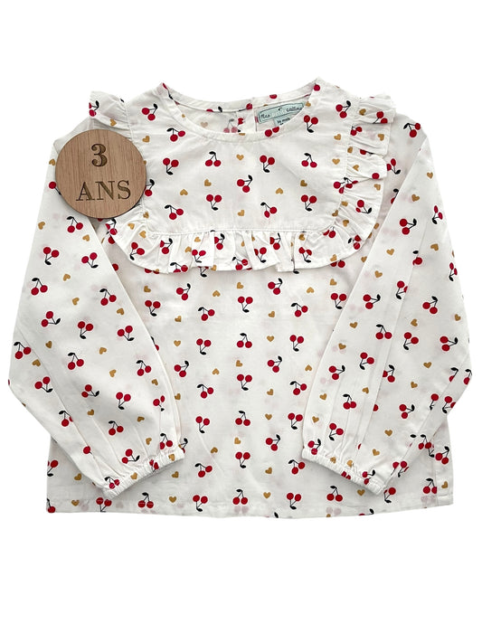 Blouse cerises, Mes petits cailloux