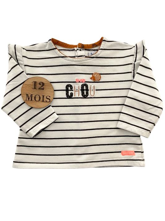 Sweat fin rayé, trop chou, Sucre d’Orge
