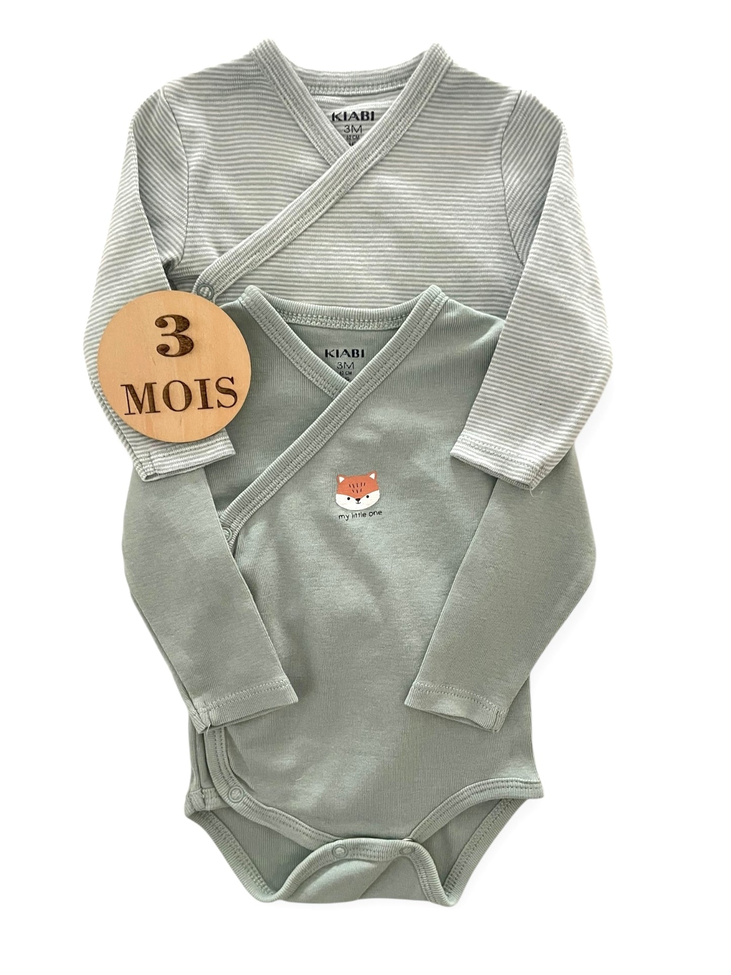 Lot 2 bodies, verts, Kiabi