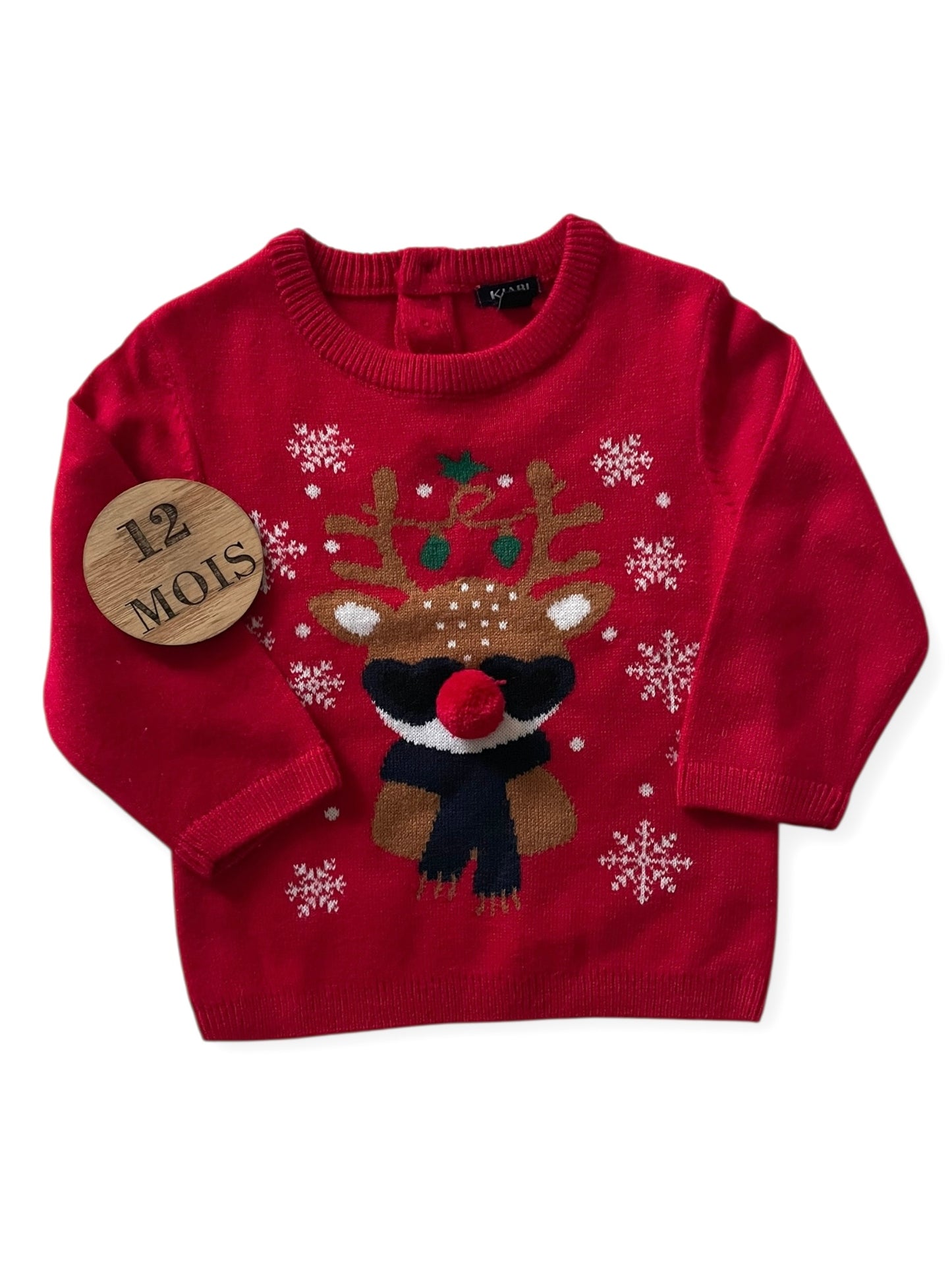 NOËL- pull en mailles, père-noël , Kiabi