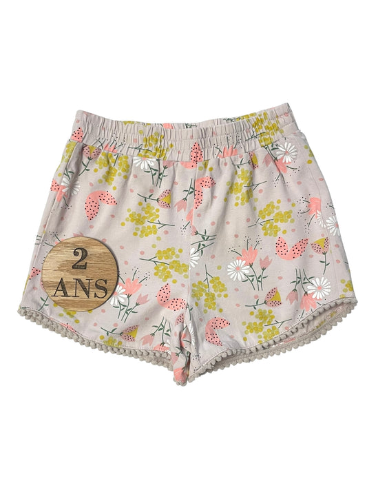 Short coton fleuri, TAO