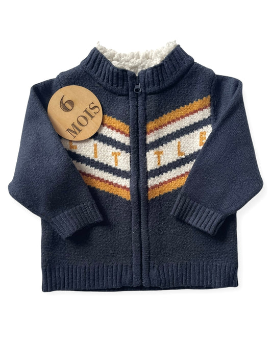 Gilet épais, bleu-marine, TAO