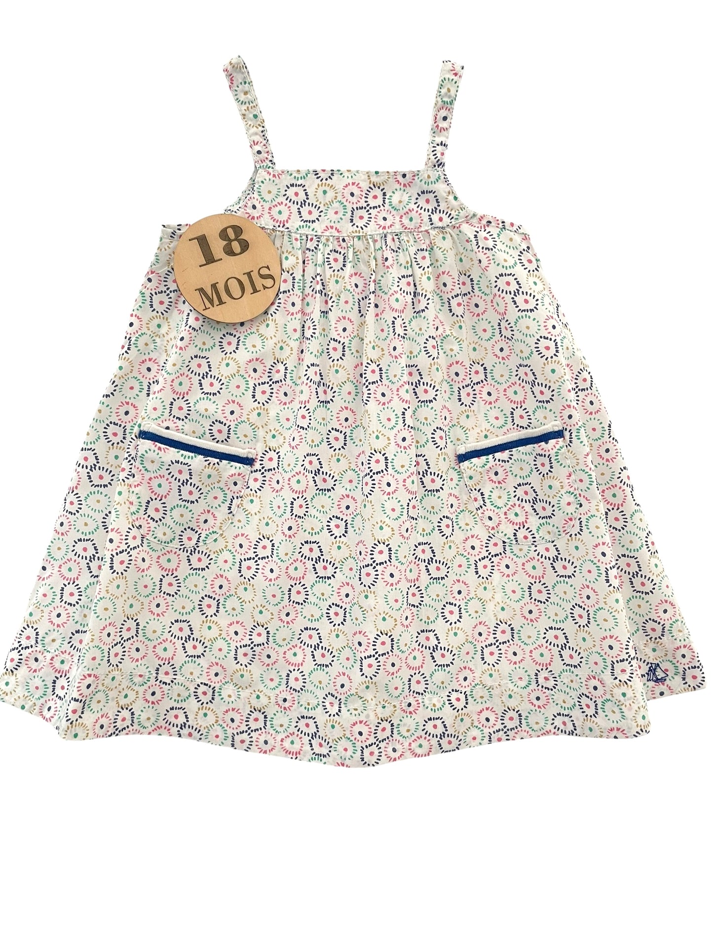 Robe à motifs multicolores, Petit Bateau