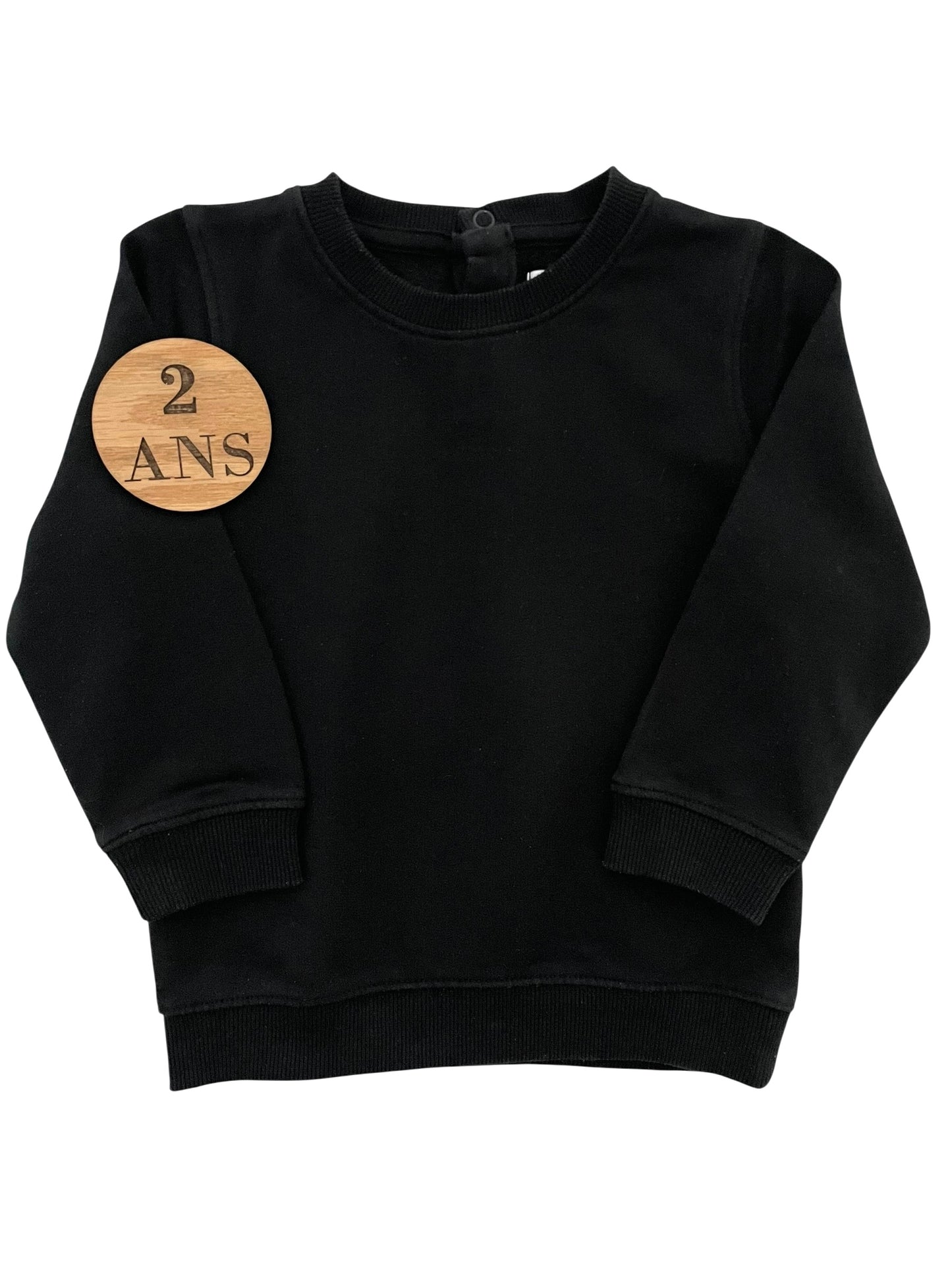 Sweat léger, noir, Gémo