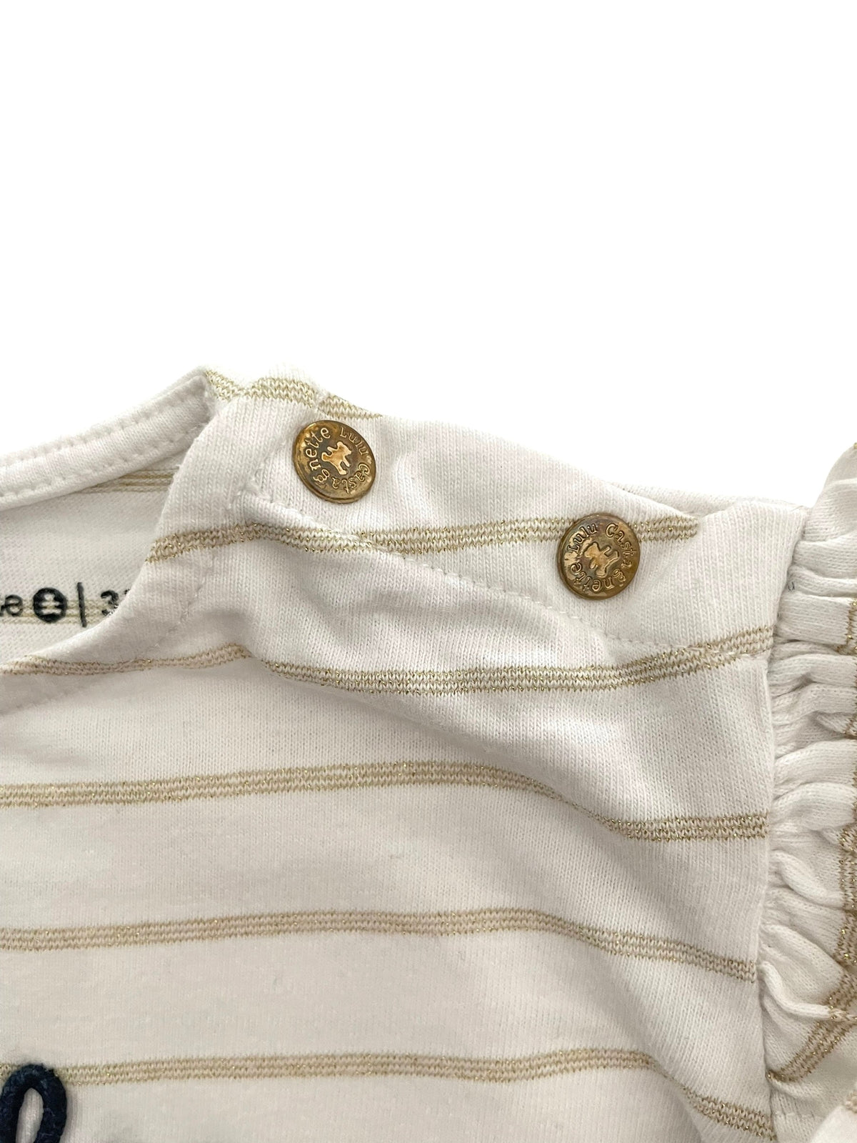 Ensemble 3 pièces ; gilet, tee-shirt et legging côtelé