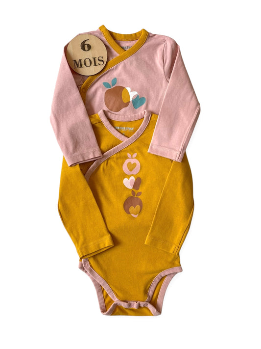 Lot 2 bodies, moutarde et rose, Orchestra