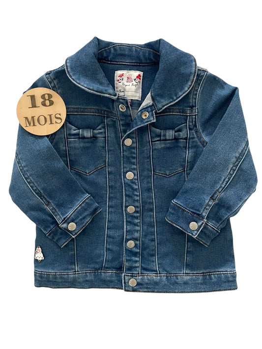 Veste en jean, bleue, Sergent Major