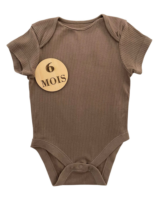 Body côtelé marron, Primark