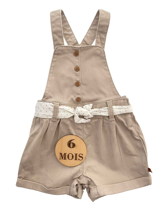 Salopette short, beige, Obaïbi
