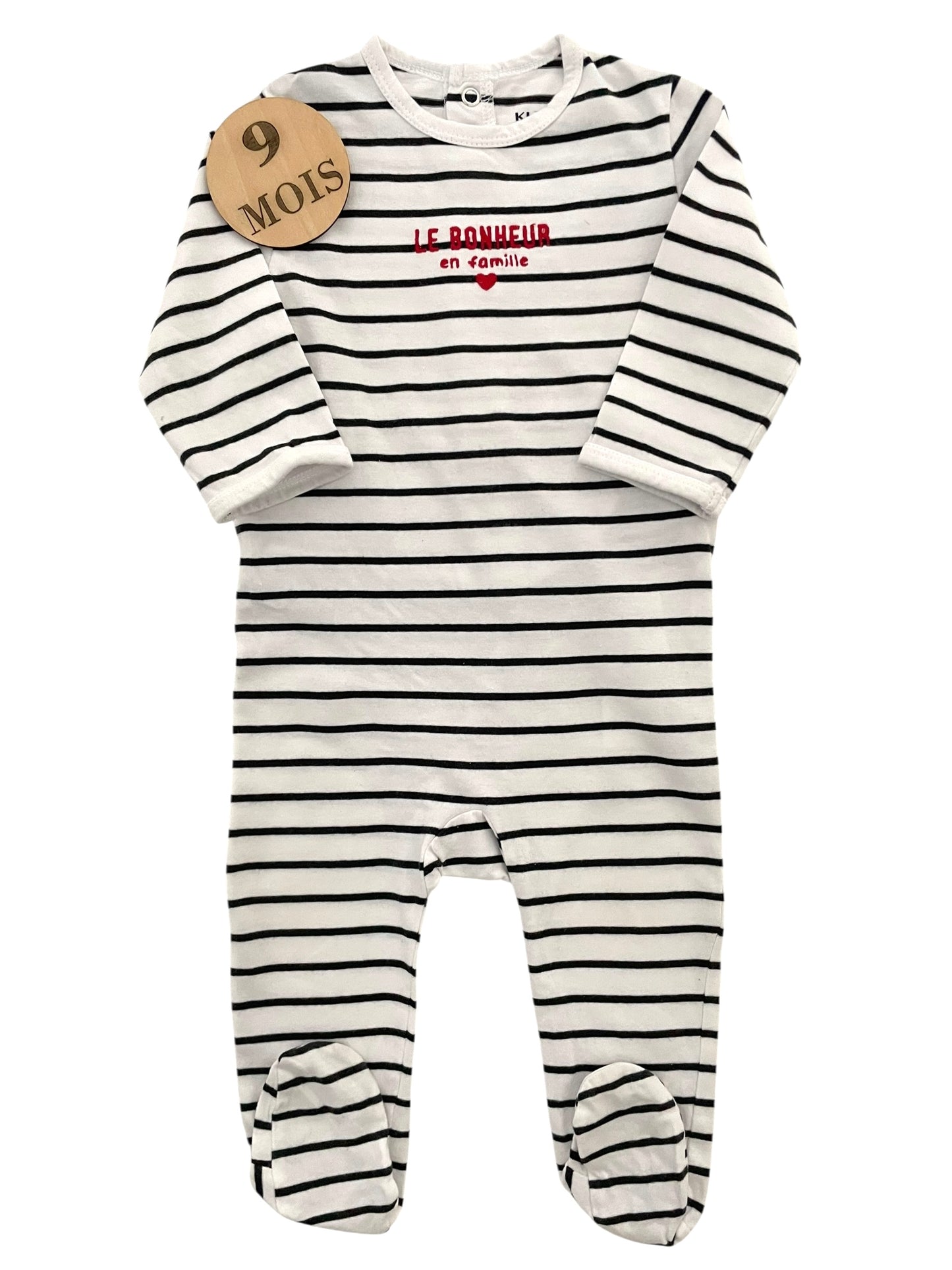 Pyjama coton, rayé, Kiabi