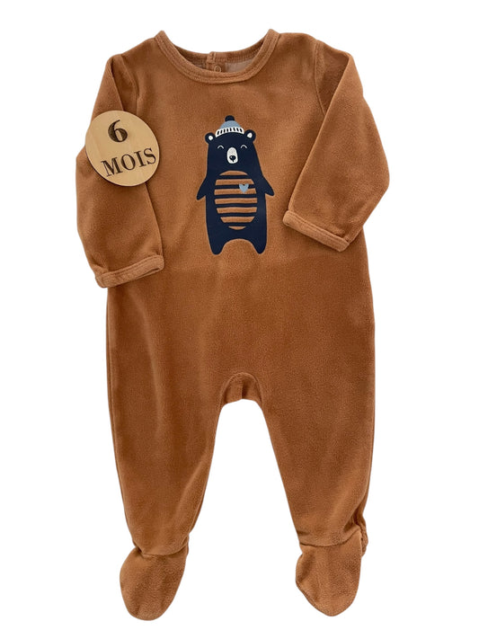 Pyjama velours marron, La Redoute