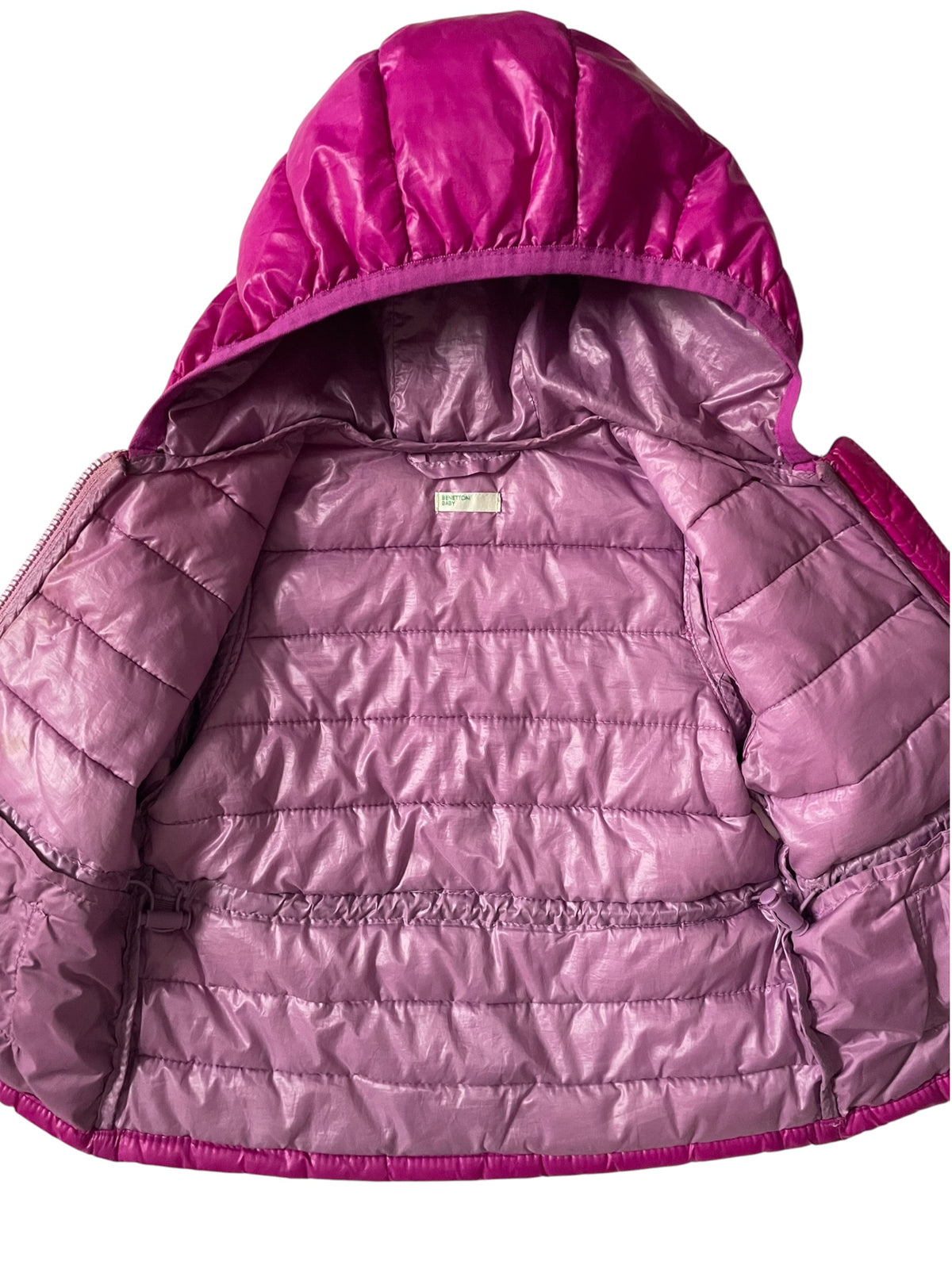 Doudoune légère, fuchsia, Benetton