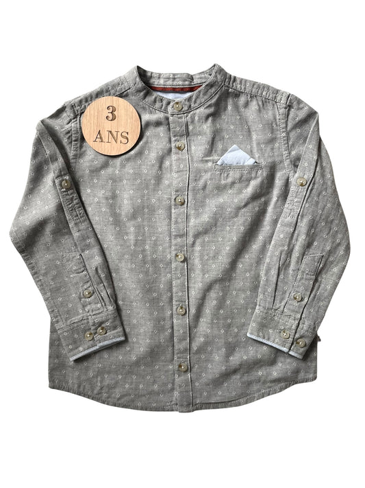 Chemise grise Obaïbi