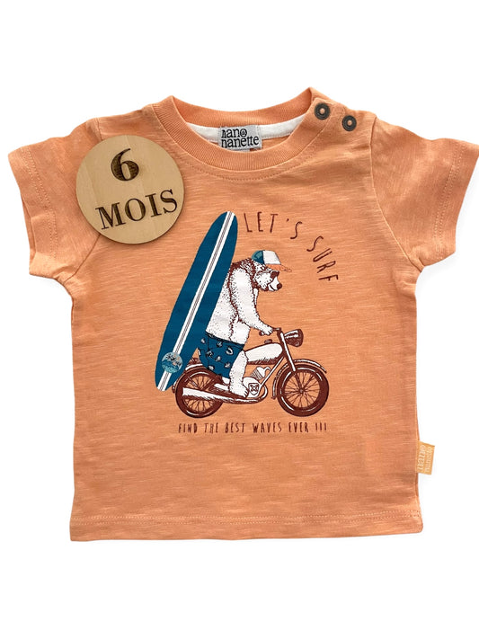 Tee-shirt pêche, Nano et Nanette