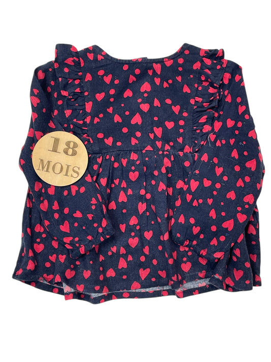 Blouse cœurs, Gémo