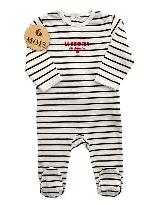 Pyjama coton rayé, Kiabi