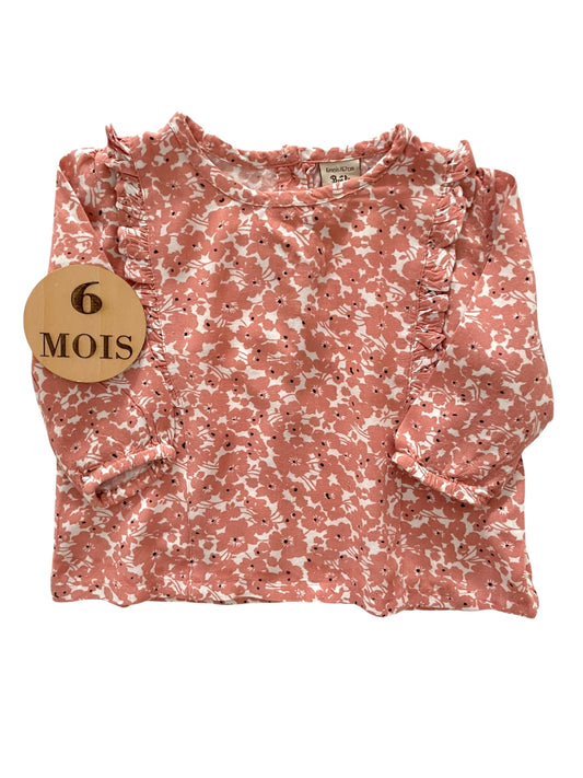 Blouse rose fleurie, Boîte à Malices