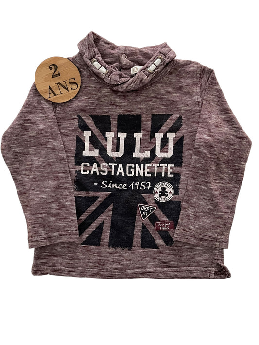 Tee-shirt chiné, Lulu Castagnette