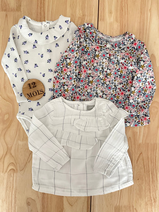 PROMO - Lot 1 body, 2 blouses