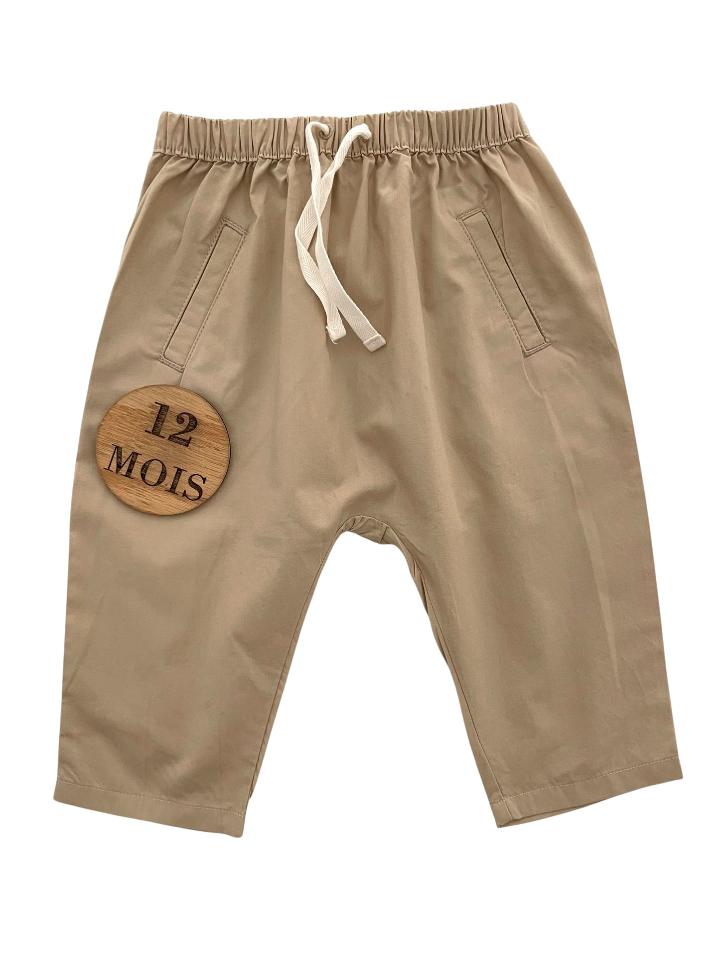 Pantalon en toile, beige, Cyrillus