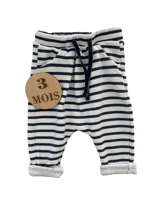 Pantalon épais, rayé, TAO