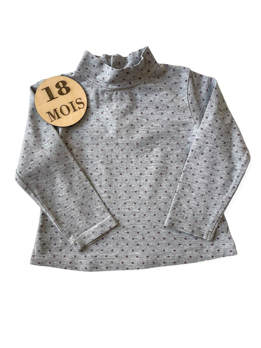 Sous pull gris à pois, Obaïbi