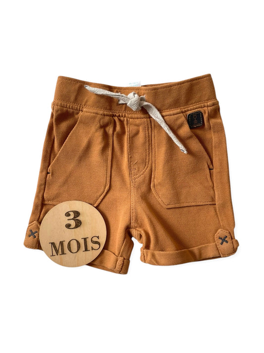 Short molleton, marron, Obaïbi