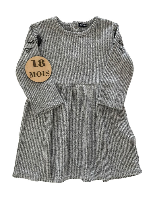 Robe hiver grise, Kiabi