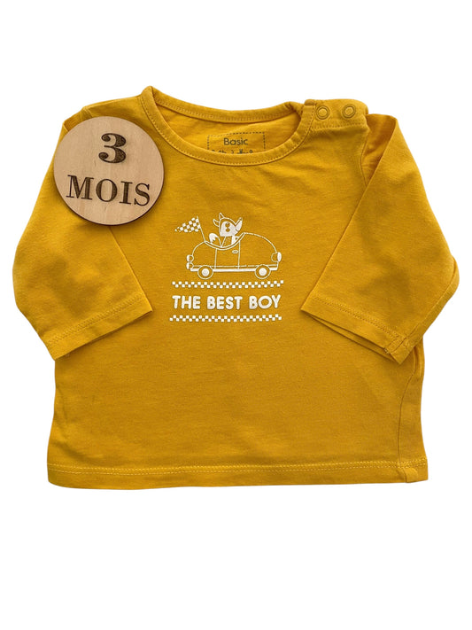 Tee-shirt jaune moutarde, Boîte à malices