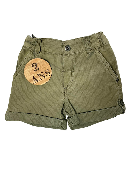 Short en toile kaki, H&M