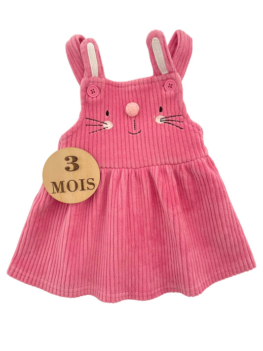 Robe velours rose, Primark