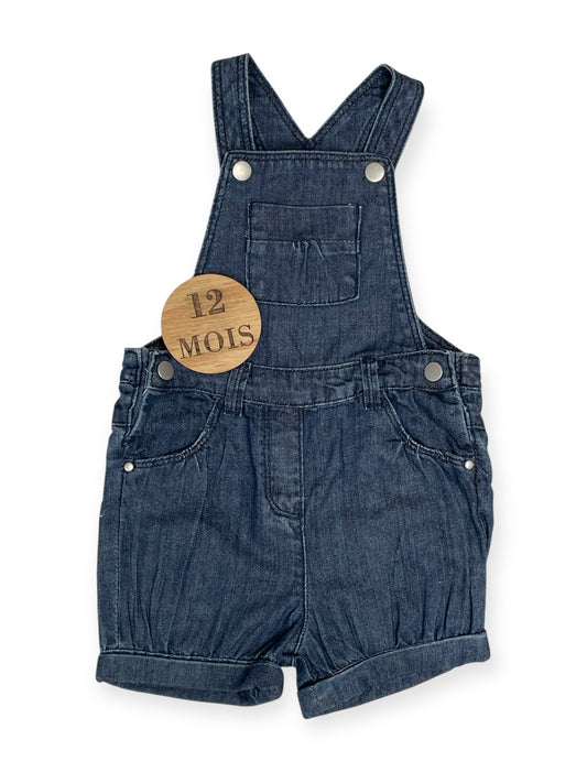 Salopette short en jean