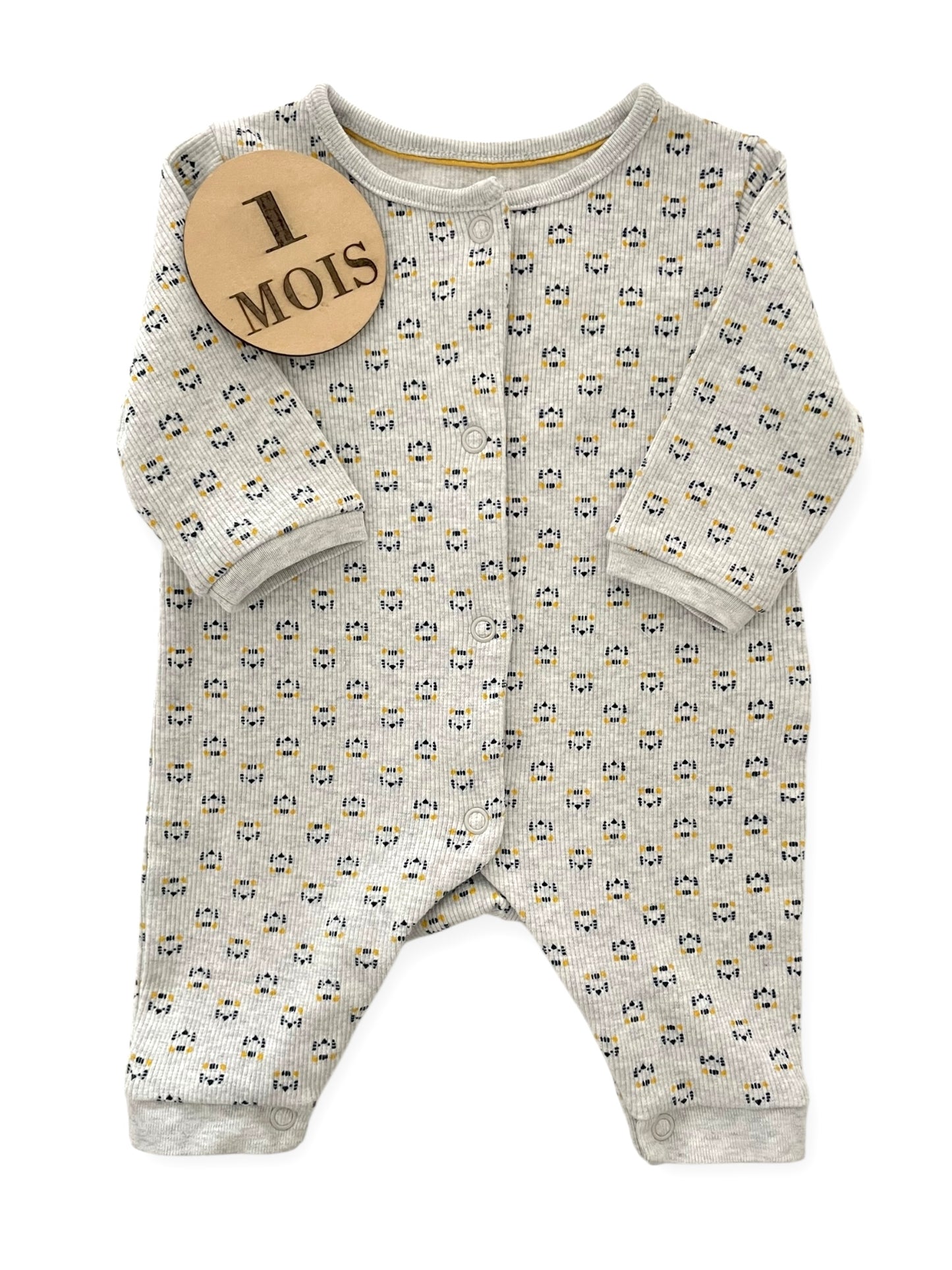 Combinaison /pyjama, côtelé, Obaïbi