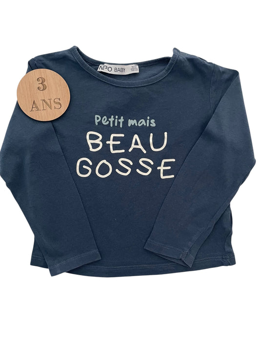 Tee-shirt bleu, NPO