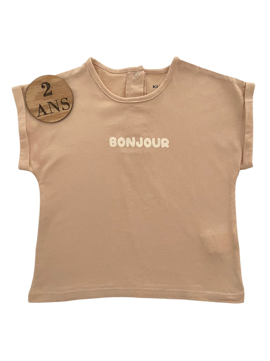 Tee-shirt beige, Kiabi