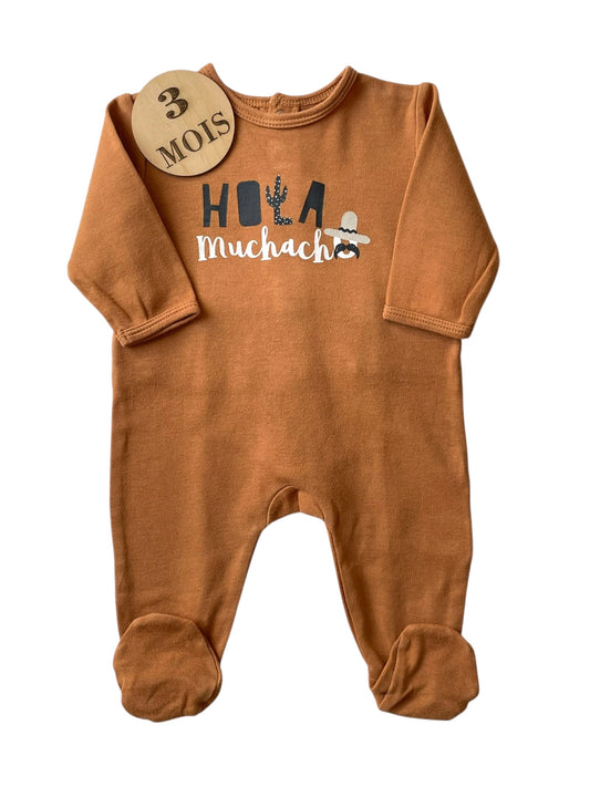 Pyjama coton terra-cotta, La redoute