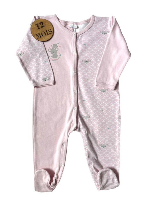 Pyjama coton, rose, koala, Absorba