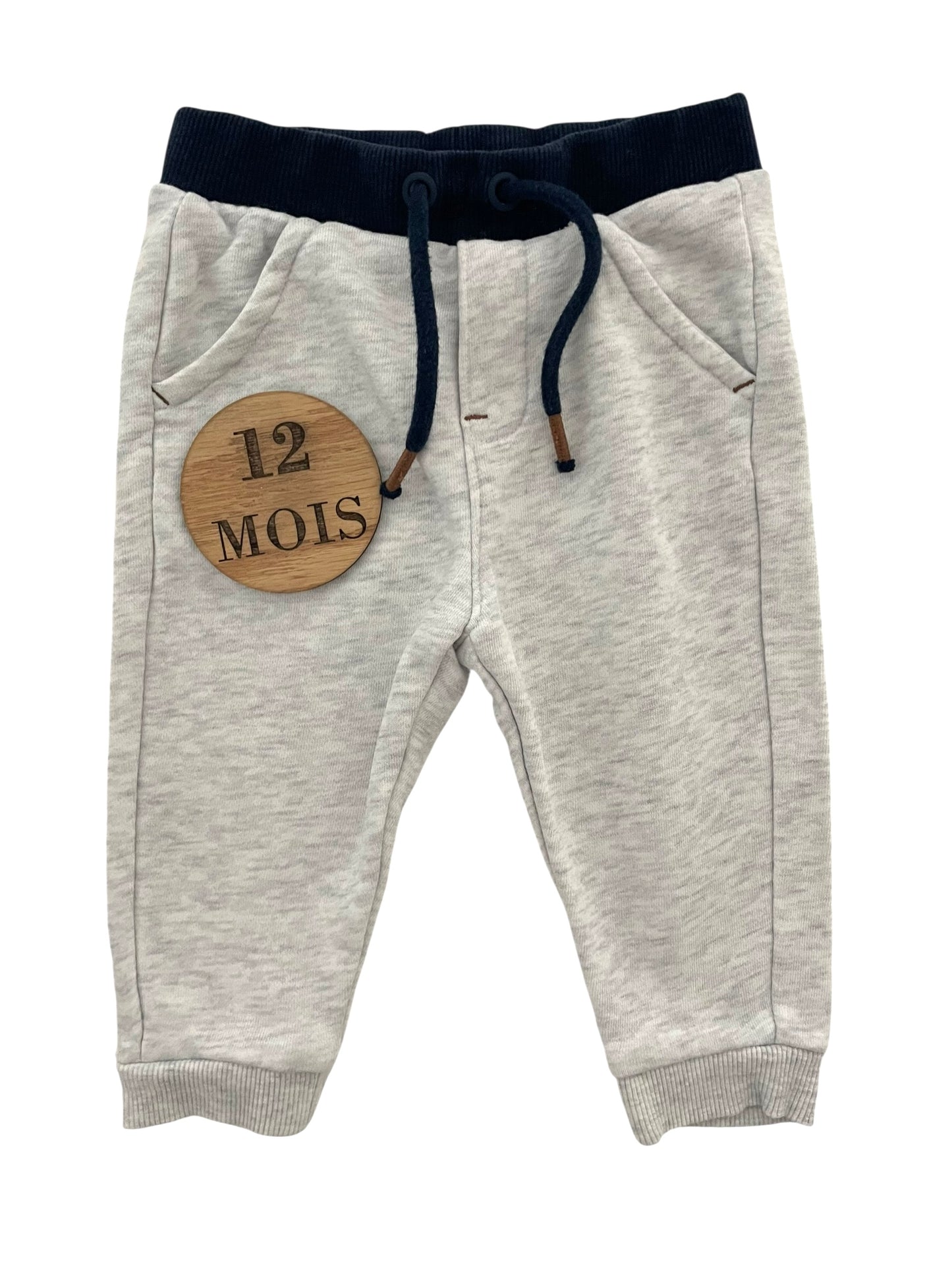 Jogging gris clair, Obaibi