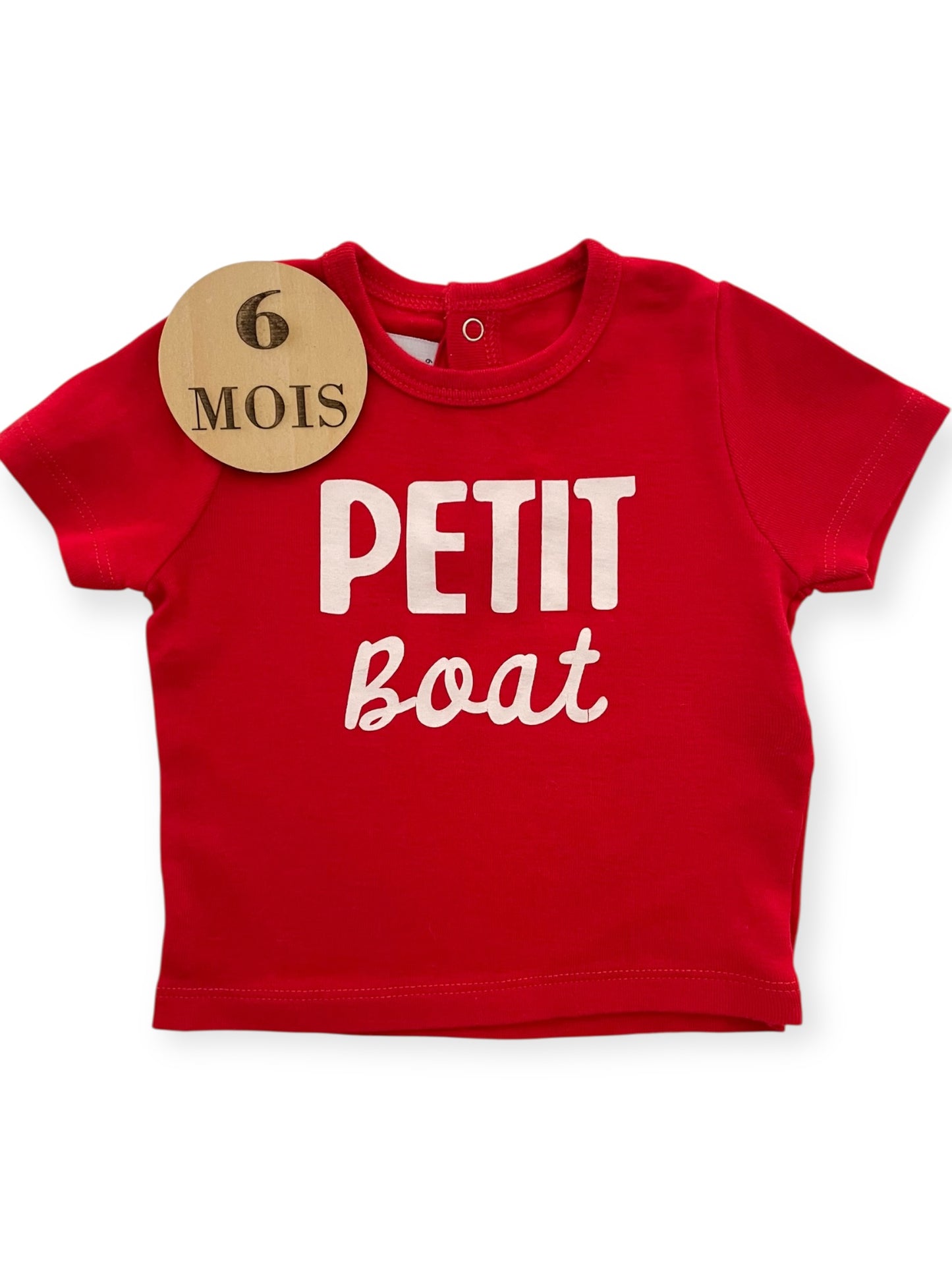 Tee-shirt rouge, Petit Bateau