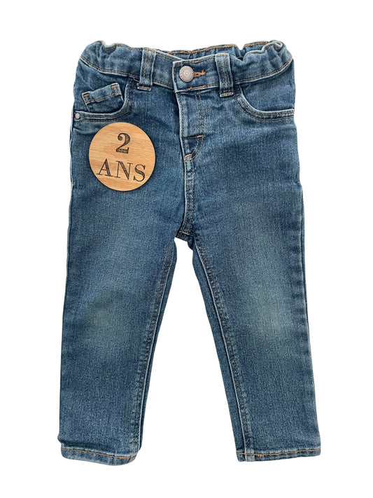 Jean slim bleu, Kiabi