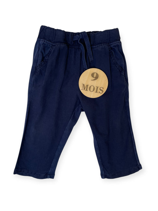 Pantalon fluide, Bleu-marine, DPAM