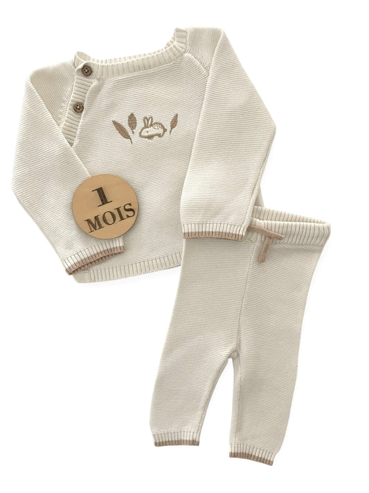 Ensemble brassière et pantalon en mailles, Orchestra